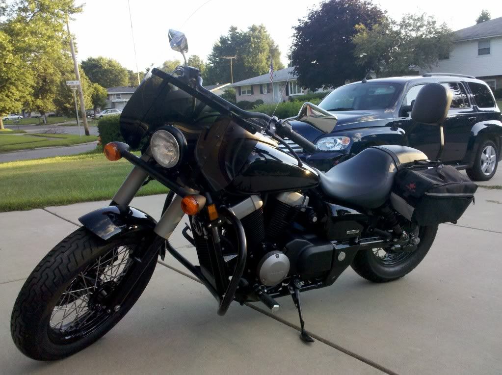 2011 Honda shadow phantom windshield #5