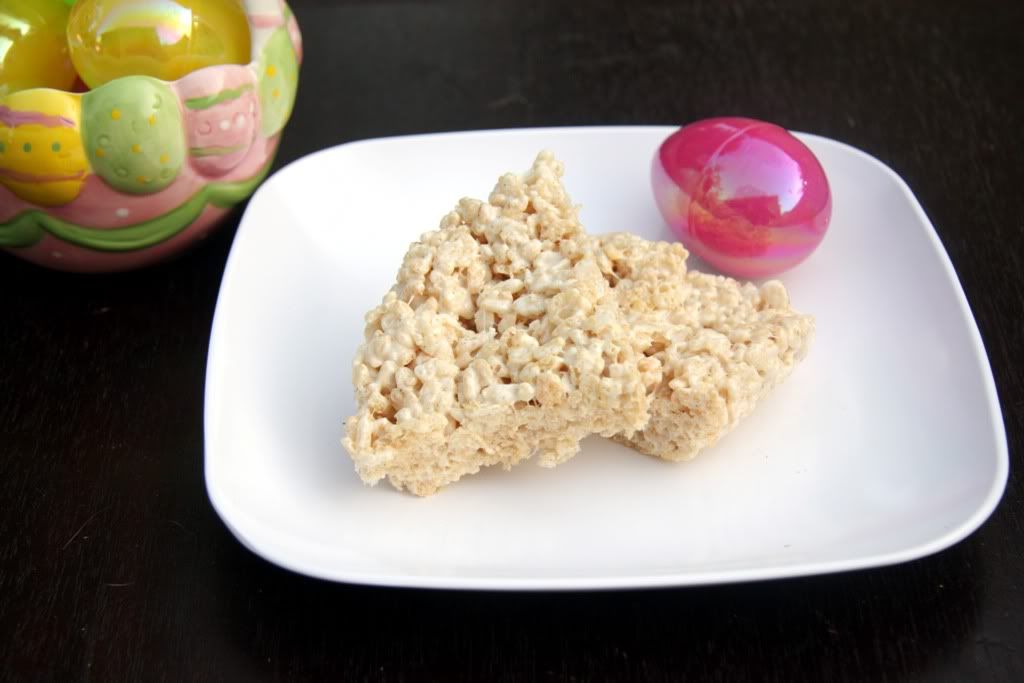 Browned Butter Rice Krispies with an Easter Twist! Caleigh's Kitchen