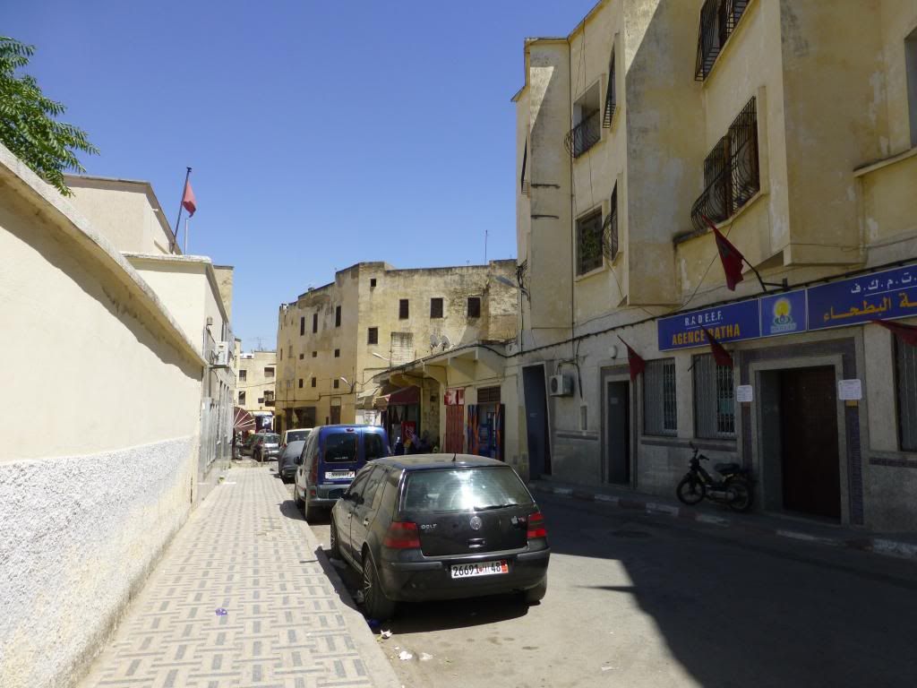Old Medina, with cars.