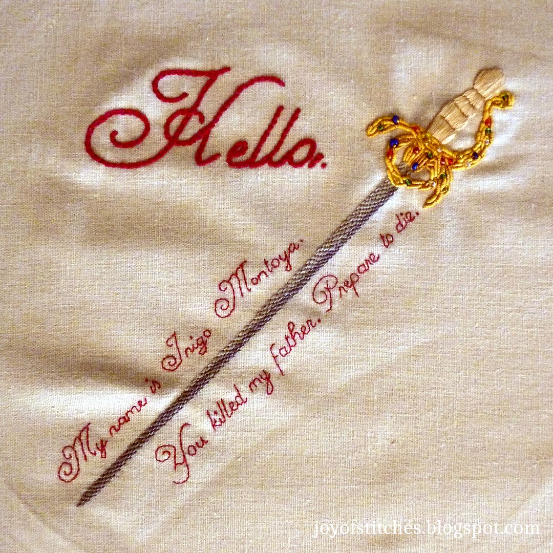 Inigo Montoya embroidered quote by Aalia Zaman, part of the As You Wish Quilt & Stitch Along photo InigoembroideredquotedesignedbyAaliaZaman_zpsdcb0a341.jpg