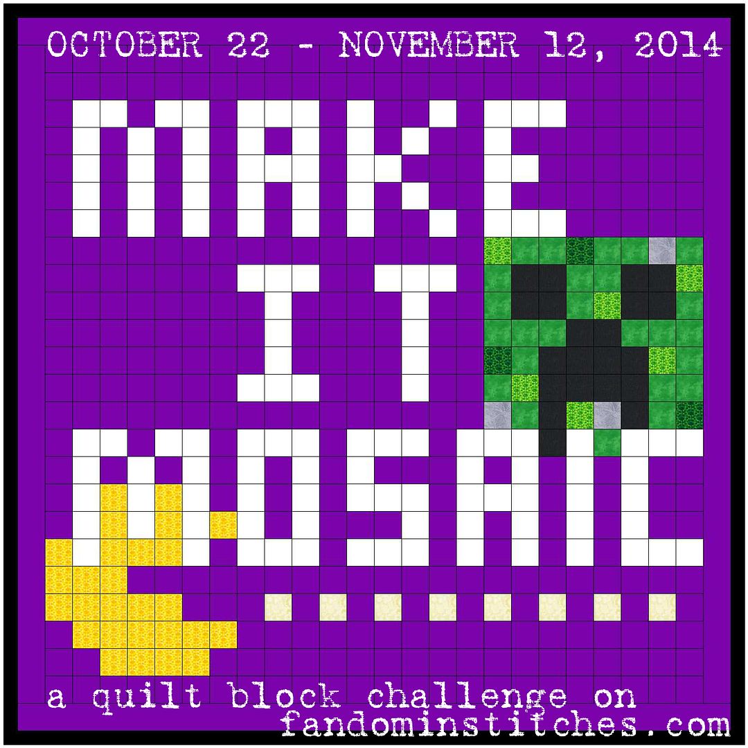 Make It Mosaic quilt block challenge on fandominstitches.com photo makeitmosaic_zps6c1e54e9.jpg