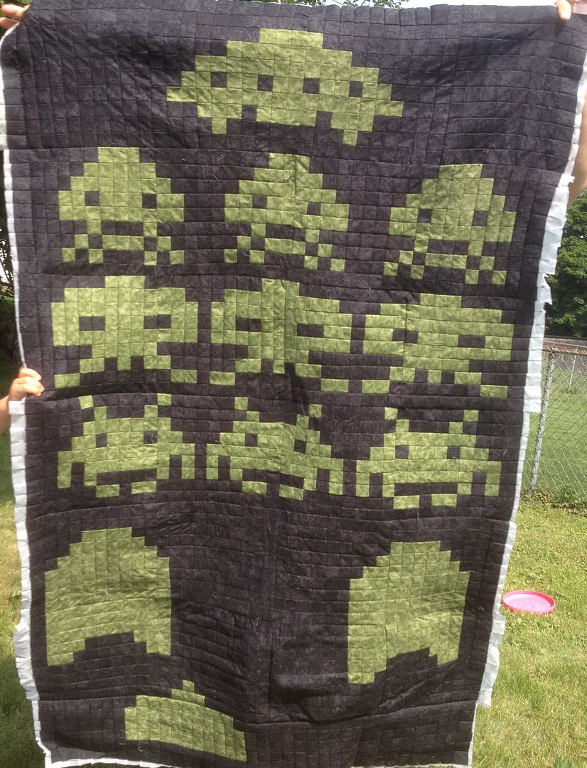 Space Invaders Quilt by Brad Felber photo SpaceInvaders_zpse9a6c468.jpg