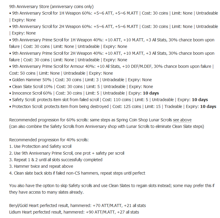 scrolling hearts maplestory android guide heart with scrolls