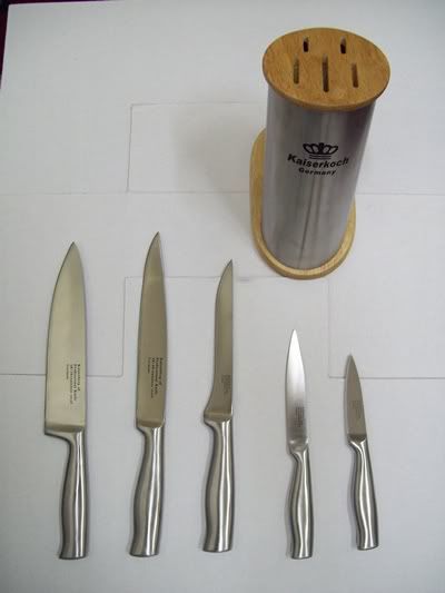  Culinary Knife Brand on Lot Of 8 Cutlery Kitchen Stainless Knife Set 5 Pcs   Ebay