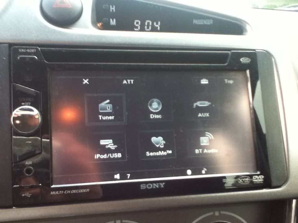 Sony InDash DVD Receiver with iPod controls and Bluetooth (NC