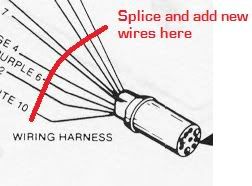 splicing new wires into original wiring harness Page: 1 ... tracker marine trailer wiring diagram 