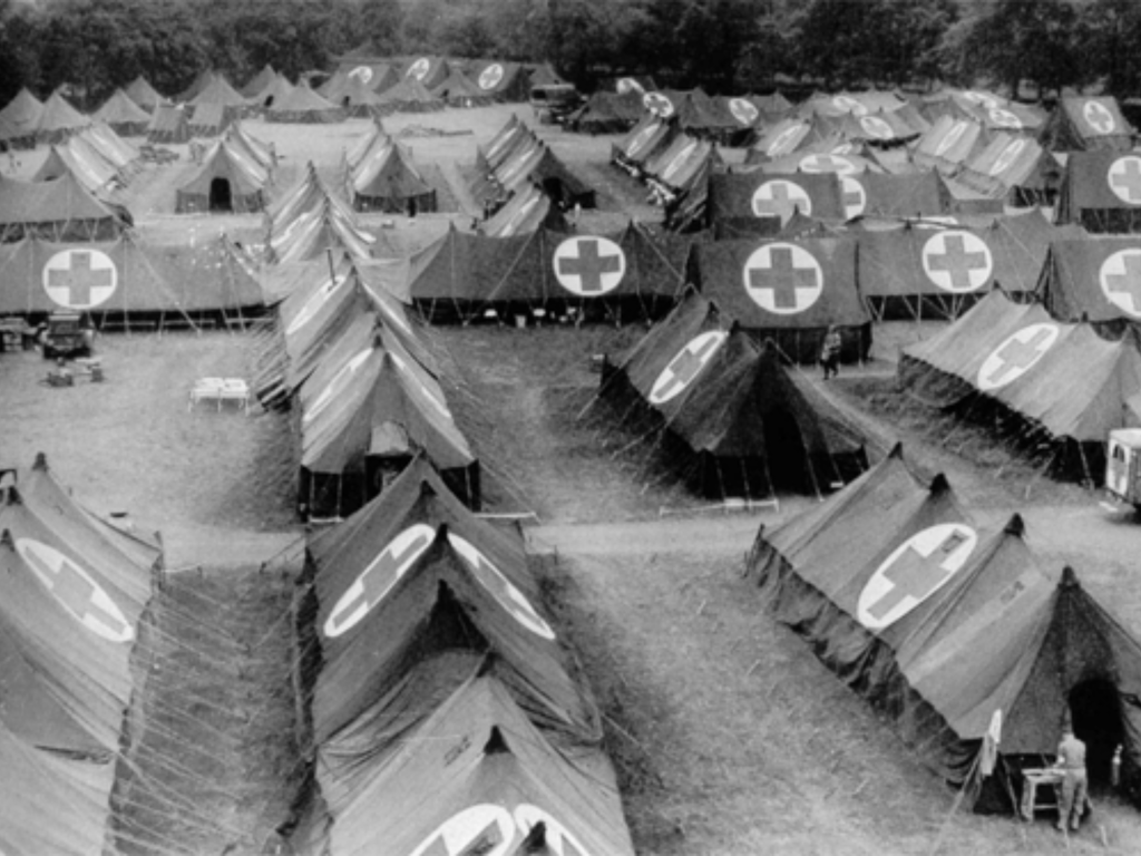 Hospital de campaña de EEUU, Normandía, 1944