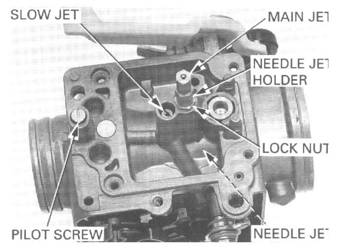 2002 Honda 400ex carburator breakdown #3