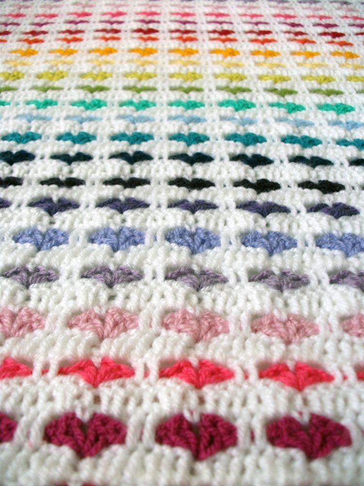 crocheted blanket
