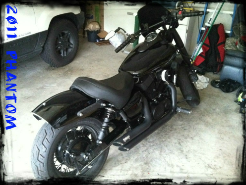 Honda shadow phantom bullet fairing #3