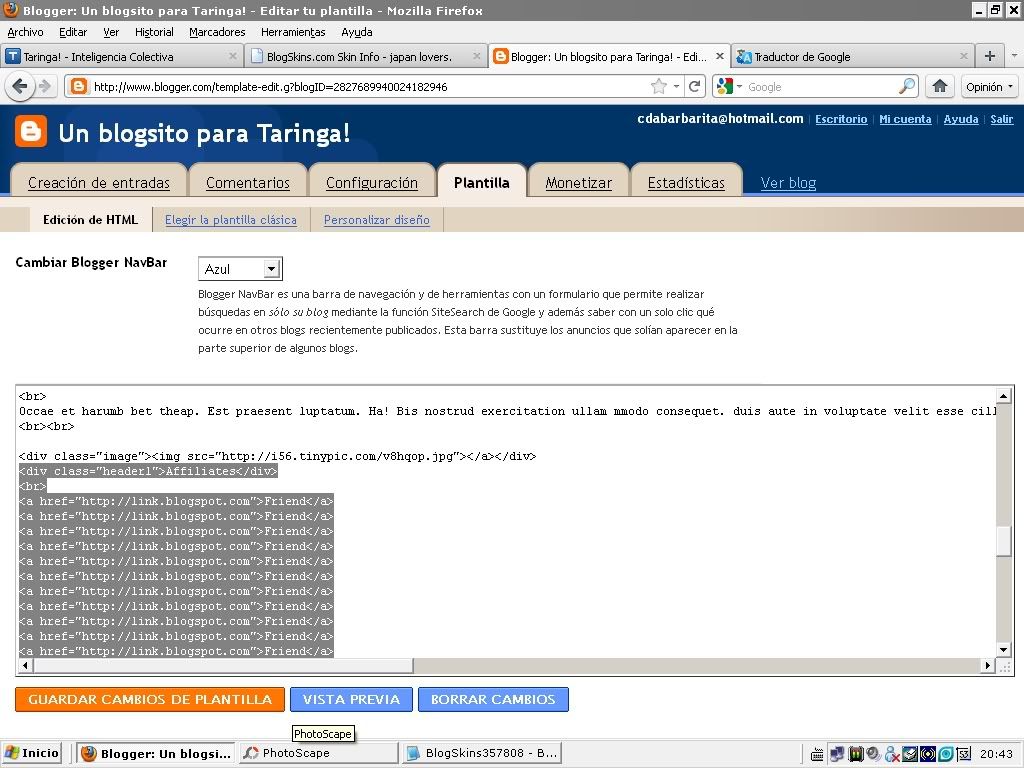 Modificar Modificar