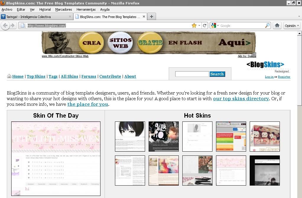 Como modificar tu plantilla con BlogSkins.com Como modificar tu plantilla con BlogSkins.com