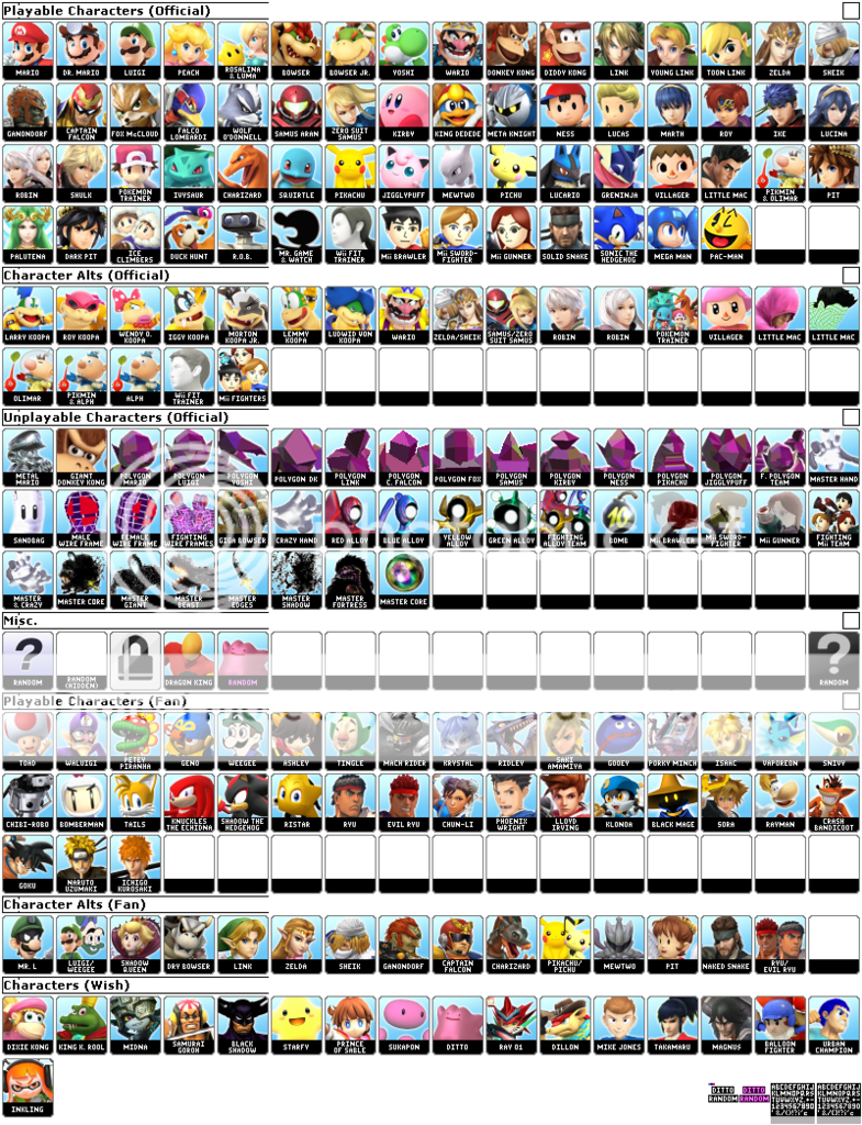 The Super Smash Bros. Roster Maker (Version 11.0 available) | Page 140 ...