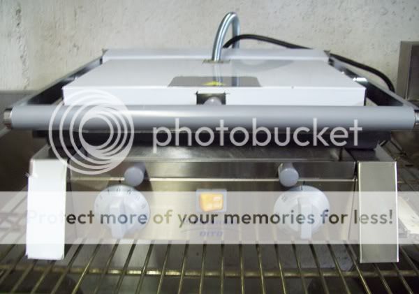 Electrolux Dito Stainless Steel Panini Press 15 Smooth Surface Plate 