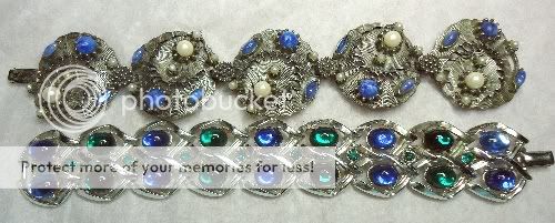 Vintage Rhinestone Costume Jewelry Lot LISNER / CORO Bracelet Necklace 
