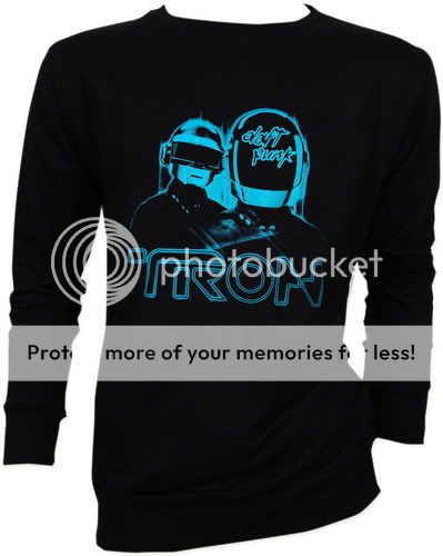 Daft Punk Tron DJ Dance Electro DJ Sweater Jacket S,M,L  